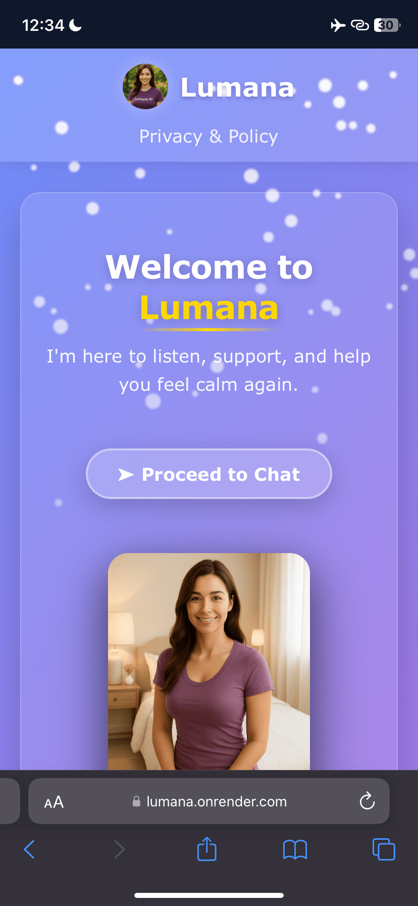 landing page